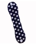Cumpara ieftin Accesoriu tip twister, pentru aranjarea parului in stil coc, 23 cm, albastru alb