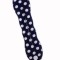 Accesoriu tip twister, pentru aranjarea parului in stil coc, 23 cm, albastru alb