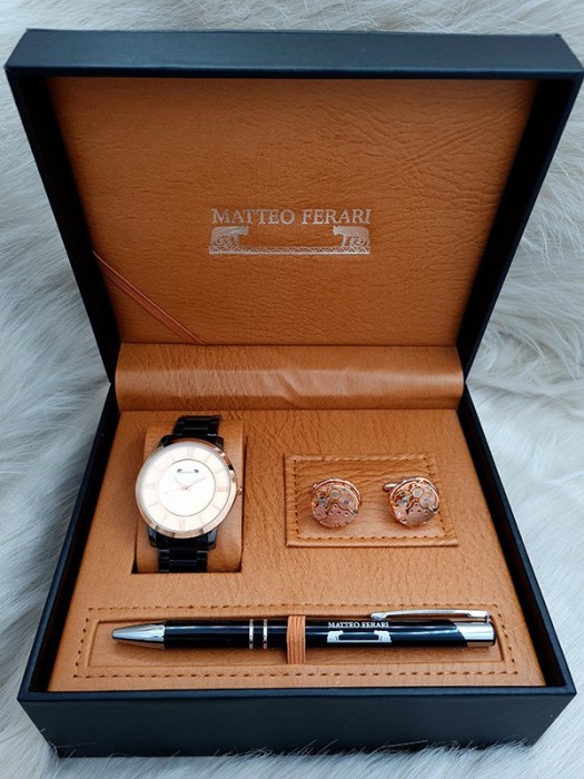 Set Ceas Butoni si Pix Matteo Ferari WZ4749
