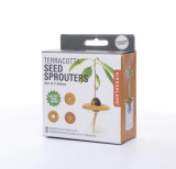 Cumpara ieftin Kit pentru seminte - Teracota Seed Sprouters | Kikkerland