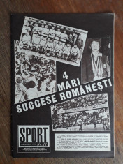 Revista Sport nr. 11 / 1983 / CSP foto