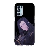 Husa compatibila cu Oppo A73, Viceversa, model Gammas Portrait The Eminence in Shadow, Silicon, TPU, Transparent, Carcasa