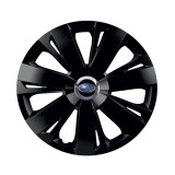 Cumpara ieftin Set 4 capace roti Negre Cu Inel Cromat Energy R16 pentru gama auto Subaru, Autohelix MSA