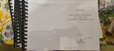 SISTEMUL BANESC AL LEULUI SI PRECURSORII LUI COSTIN C. KIRITESCU vol. I-III foto
