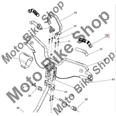 MBS Manson Ski-Doo Summit X 800RETEC XM-154, 2015, L.148mm, 1 bucata, Cod Produs: 506152560SK foto