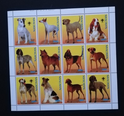 AZERBAYDJAN -RASE DE CIINI-1998-1M/SH.**MNH. AZ 02 foto