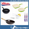 Set Tigai Vanora, Strat Ceramic sau Teflon: Tigaie Grill, Cratita, Wok, Cutite