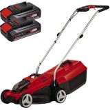 Einhell GE-CM 18/32 Li PXC + Twinpack CB - Masina de tuns iarba 32 cm 25 l + Set 2 acumulatori Li-Ion 18 V 2.5 Ah