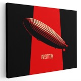 Tablou afis Led Zeppelin trupa rock 2312 Tablou canvas pe panza CU RAMA 60x80 cm