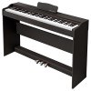 Pian Digital Kruger&amp;Matz 88 clape, Actiune Ciocan, Polifonie 256, Bluetooth, USB-B MIDI, Pedale, PVC, 132.5x35x76.5 cm