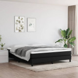 Saltea de pat cu arcuri, negru, 180x200x20 cm, textil GartenMobel Dekor, vidaXL