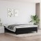vidaXL Cadru de pat box spring, negru, 160x200 cm, textil