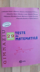 29 Teste de matematica gimnaziu- Ailioaiei Victor, Busuioc Geanina foto