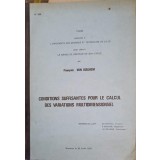 CONDITIONS SUFFISANTES POUR LE CALCUL DES VARIATIONS MULTIDIMENSIONNEL-FRANCOIS VAN ISEGHEM-324220