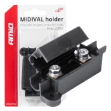 Suport carcasa soclu pentru siguranta Midival max 200A AMiO, pentru siguranta MidiVal, compatibil cu MTA midival si MTA tip banda