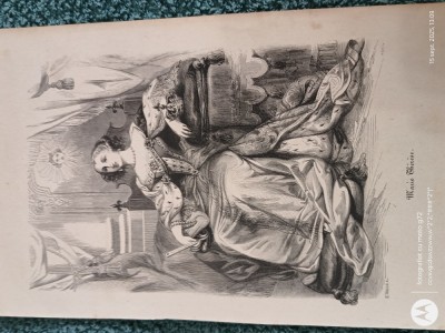 gravura veche pe hartie cartonata lucioasa , pentru colectie sau pentru inramare pe un format A4,exceptionala foto
