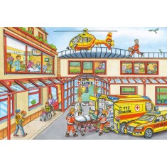 Puzzle 100 piese - Rescue Helicopter | Schmidt