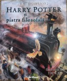 Harry Potter și piatra filozofală J. K. Rowling - ediție ilustrată sigilată