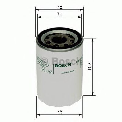 Filtru ulei SMART FORFOUR (454) (2004 - 2006) BOSCH F 026 407 027 foto
