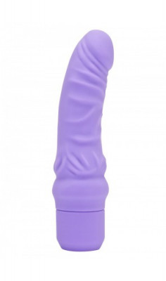 Vibratoare punctul G - Get Real Mini Vibrator Realist pentru Punctul G din Silicon - culoare Violet foto