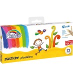 Plastilina tip baton,12 culori