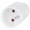 Stecher Strend Pro, pentru cablu prelungitor, 250 V, IP20, 16A, alb