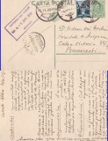 Carte Postala -circulata Cetatea Alba-Bucuresti 1932 -Soc. de asigurare