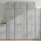 Gossi dulap de depozitare, gri beton, 70x42,5x225 cm, lemn prelucrat