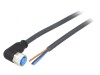 Cablu de conectare M8 PIN 3 unghi 5m IP67