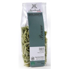 Penne din mazare verde fara gluten, bio, 250g Marchesato