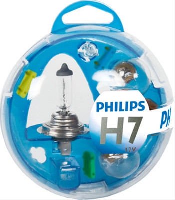 Bec H7 + rezerve Philips foto