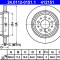 ATE 24.0112-0151.1 Disc frana