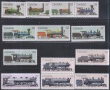 Timbre cu locomotive din Canada, Nestampilat