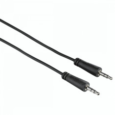 Cablu audio Hama 12231 Jack 3.5mm Male - Jack 3.5mm Male 5m Negru foto