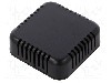 Carcasa ABS, 60mmx60mmx20mm, HAMMOND - 1551V3BK