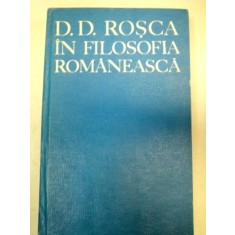IN FILOSOFIA ROMANEASCA-D.D. ROSCA 1979