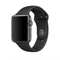 Curea silicon Tech-Protect Smoothband Apple Watch 1/2/3/4/5/6/SE (42/44mm) Black foto