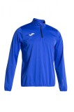 Bluza Barbati Joma R-City Albastra cu Fermoar - Poliester, Guler Inalt, Protectie Vant si Frig