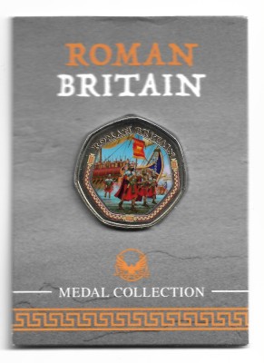 Marea Britanie - ROMAN BRITAIN 50p - Medalie/Moneda Comemorativa foto