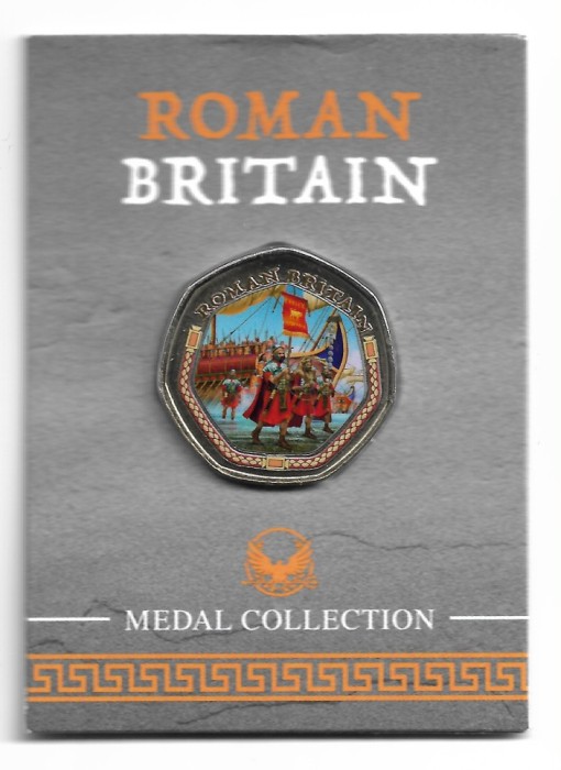 Marea Britanie - ROMAN BRITAIN 50p - Medalie/Moneda Comemorativa