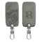 Husa Cheie Auto pentru Renault / Dacia - 4 Butoane - Keyless Go, Piele nabuc, Gri, 48565.05