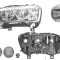 Far Bmw X3 (F25), 03.2014-; X4 (F26), 08.2014-, fata, Dreapta, cu daytime running light; H7+H7+PY21W+W21W+W5W; electric; cu motor, DEPO