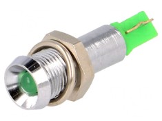 Lampa LED concava verde IP67 24-28VDC ?6.2mm foto