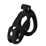 Cusca de Castitate Prison Cock Cage, ABS, Negru