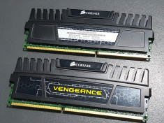 8 GB ram DDR3 Corsair 2x4GB Placute memorie calculator foto