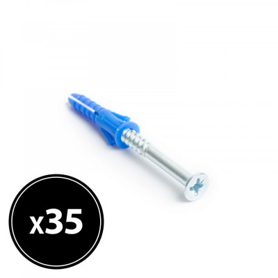 HANDY - Diblu + şurub - 6 x 30 mm - 35 buc. / pachet Best CarHome foto