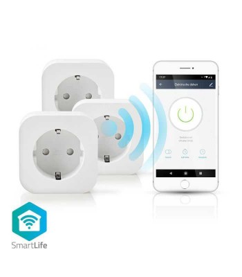 Prize Smart WiFi Schuko 10A Nedis set 3 bucati foto