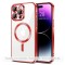 Husa pentru Samsung Galaxy A16 4G / A16 5G - Techsuit Luxury Crystal MagSafe - Red