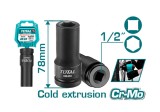 Cheie tubulara de impact TOTAL - 16x78mm
