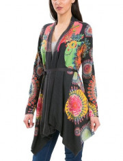 CARDIGAN DAMA DESIGUAL MATT foto